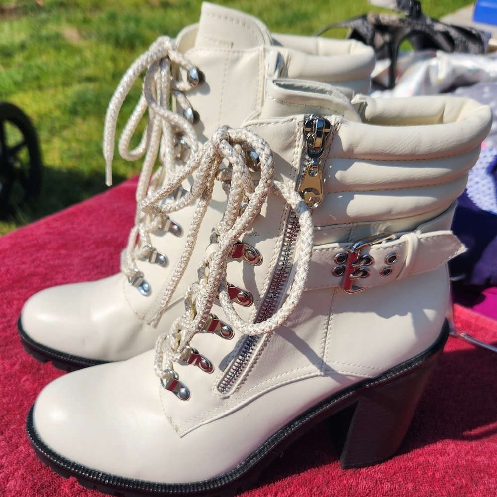 Ivory boots